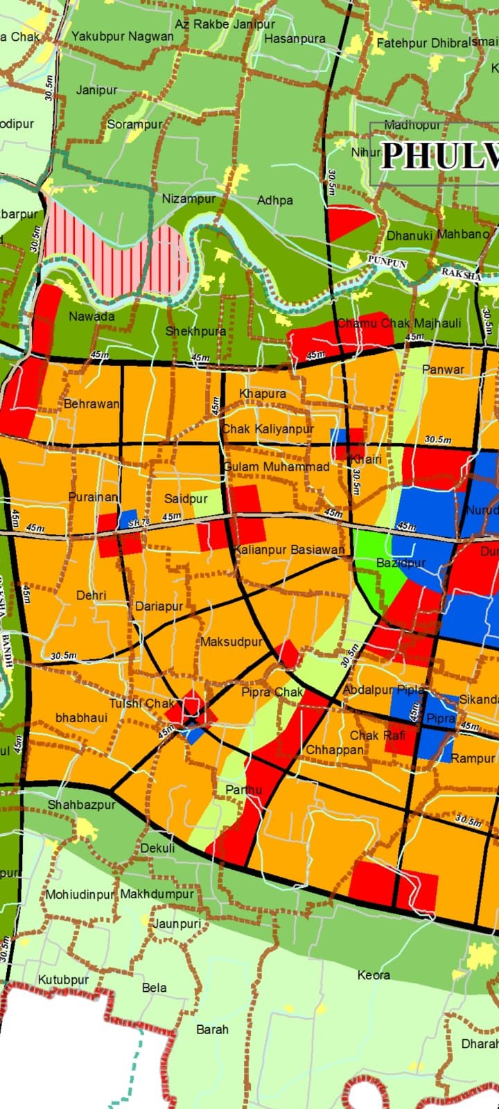 Phulwari Sharif Master Plan Map